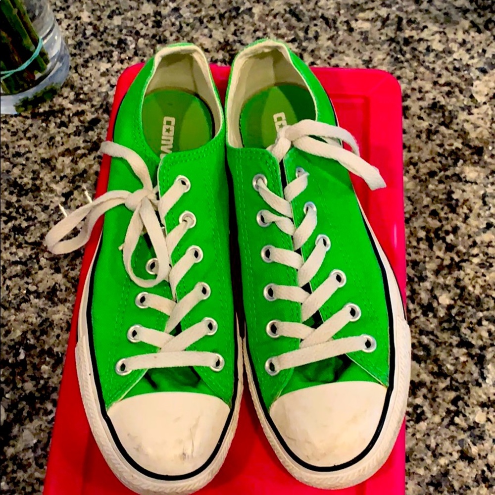 Green Converse All-Star Sneakers